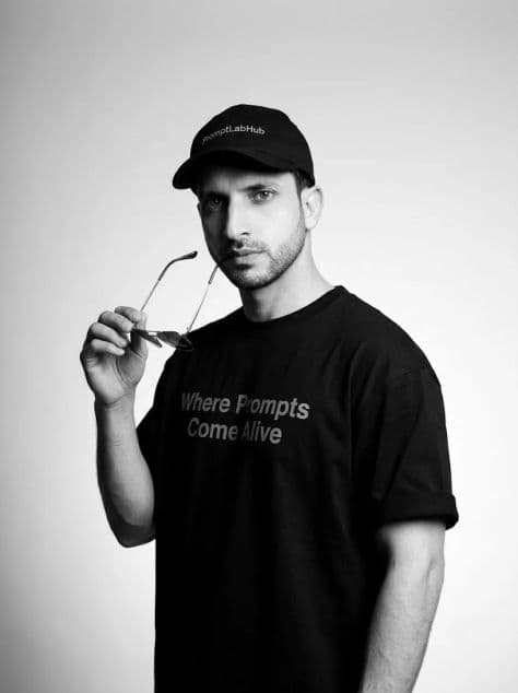 Portrait — Midjourney Portrait prompt. [STRICTLY FOLLOW THE REFERENCE IMAGE — use the uploaded photo as the exact ident | PromptLabHub
