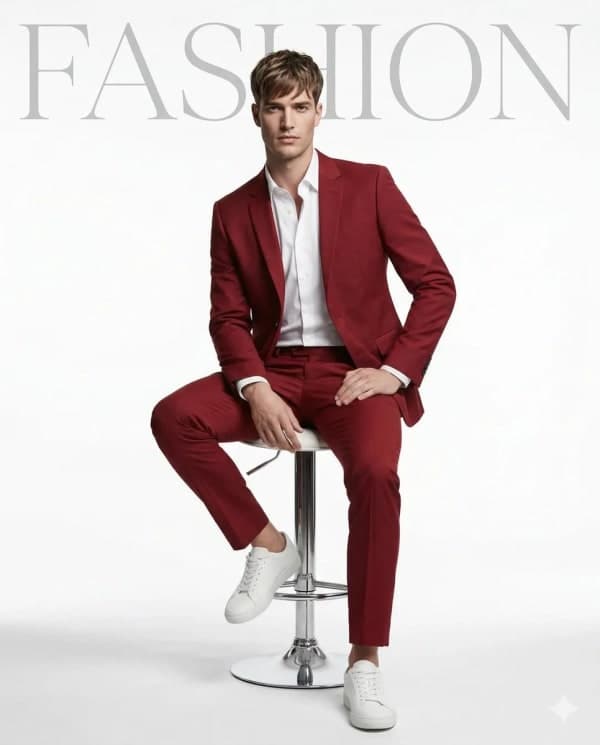 Ultra-realistic studio portrait based on reference image with strict identity preservation, professional lighting, and fashion editorial styling.