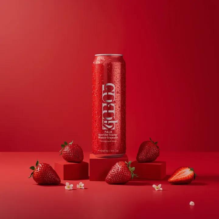 GOOD IDEA Strawberry Sparkling Water Luxury Ad