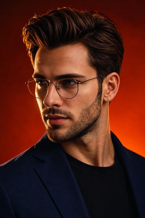 Cinematic Portrait Studio Dramatic Rim Light