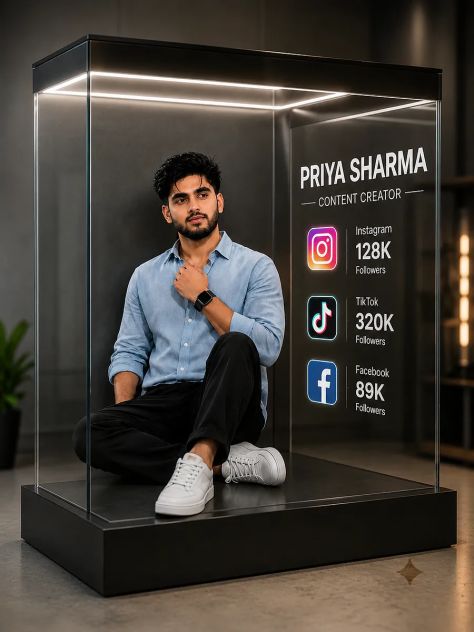 3D Render Portrait Peaceful