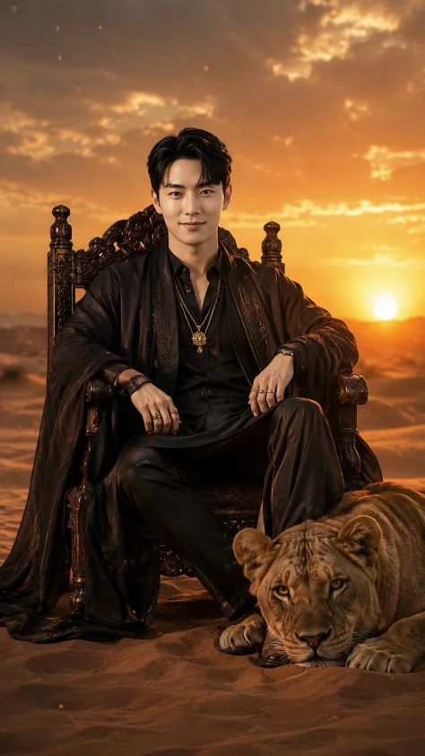 Cinematic Portrait Desert Dramatic Rim Light